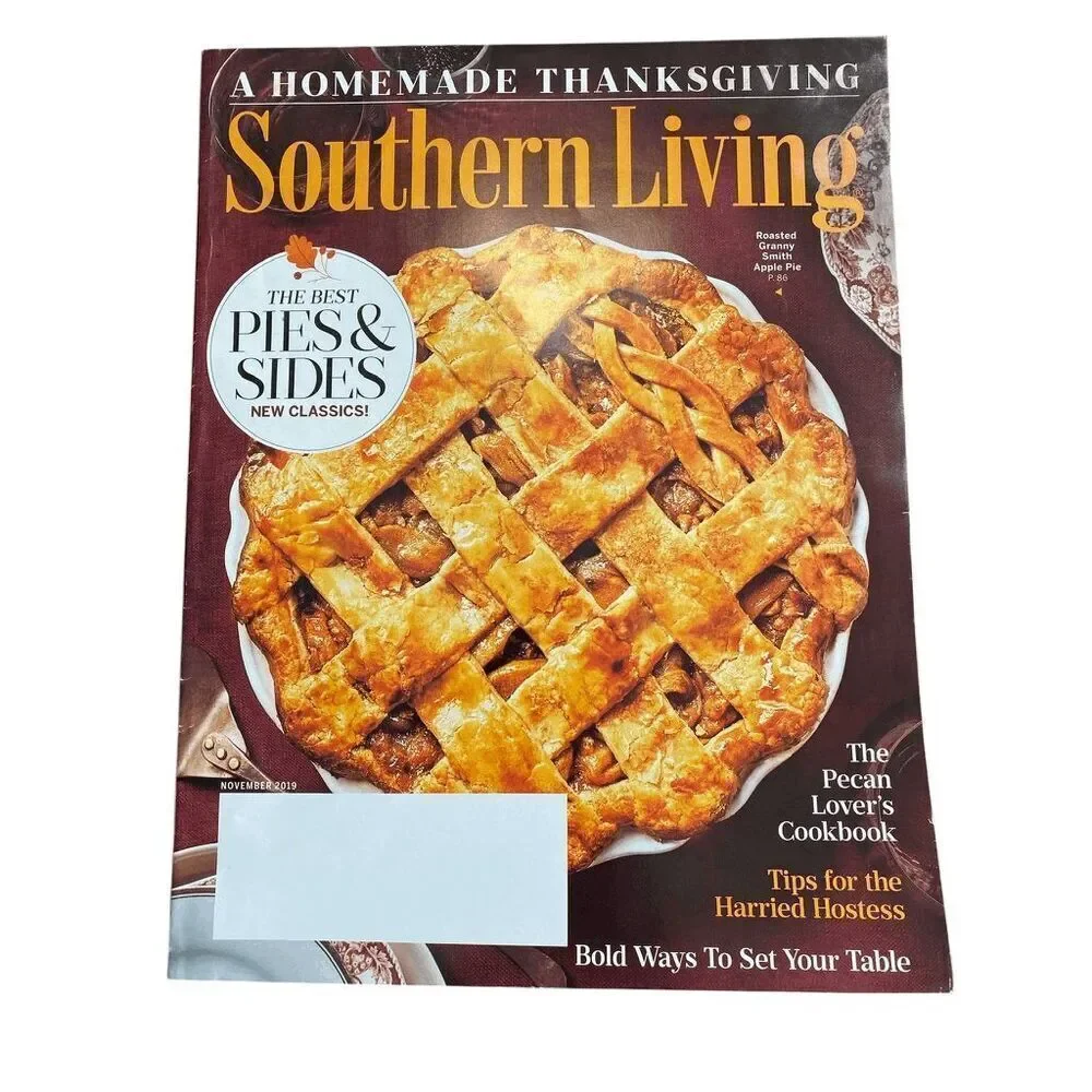 Southern Living Magazine Nov 2019 Pies & Sides‎ Pecan Lovers Cookbook